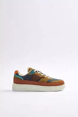 $35 • Buy ZARA Chunky Retro Sneakers Color Blocking Men’s Shoes Euro 43 US Size 10 $80