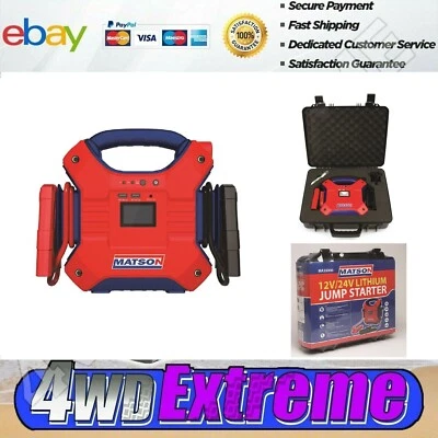 $500 • Buy Matson Tools 12v/24v 600cca Jump Starter Booster Pack-truck,tractor,car,boat