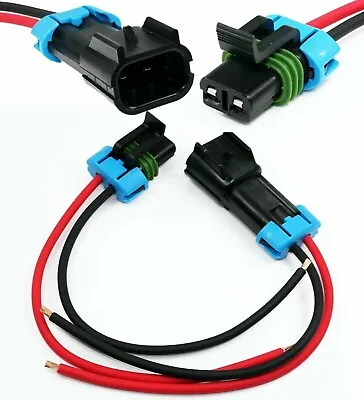 Delphi Metri-Pack 2-Pin 280 Series Male & Female Connector Multi-Purpose Pigtail • $11.99