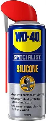 £10.54 • Buy WD-40 Specialist Silicone Spray Lubricant 400ml Can - Versatile All-Weather Prot
