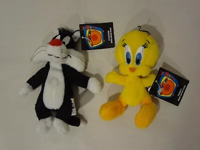 1999 Warner Bros. Studio Store Looney Tunes Mini Bean Bag Sylvester & Tweety • $19.95