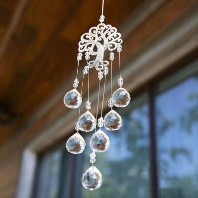 £8.99 • Buy Crystal Suncatcher Tree Of Life Ball Prism Pendant Home Window Hanging Decor