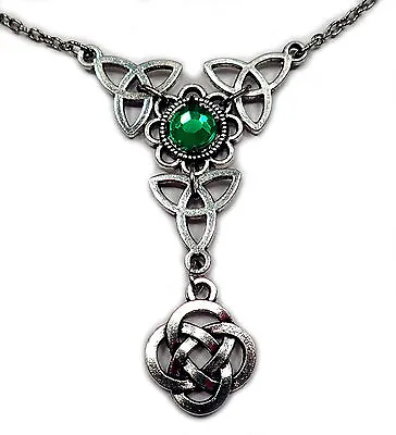 Celtic Trinity Knot Renaissance Irish Elf Elven Choker Necklace Bridal Jewelry • $19.99