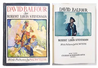 1952 THE FURTHER ADVENTURES Of DAVID BALFOUR; R.L STEVENSON; N.C WYETH; VG/HC • $20