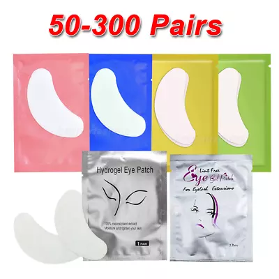 £1.99 • Buy Salon Eyelash Lash Extensions Under Eye Gel Pads Lint Free Patches Make Up Tools