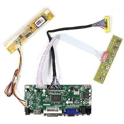 HDM I DVI VGA Audio LCD Controller Board For 17  LP171WU1 B170UW01 1920x1200 LCD • $29