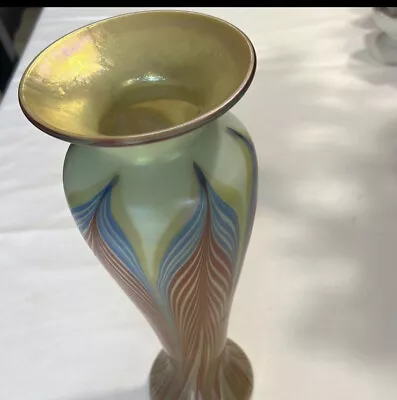 Vandermark (Signed) Studios Glass Vase 12” • $450