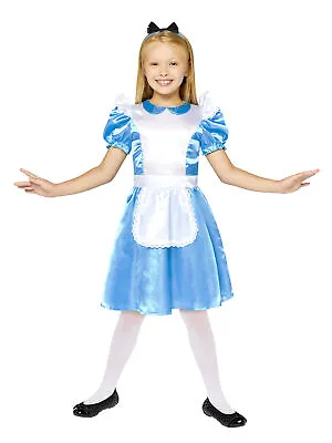 Child Alice Fancy Dress Wonderland Costume Fairytale World Book Day Kids Girls • £12.99