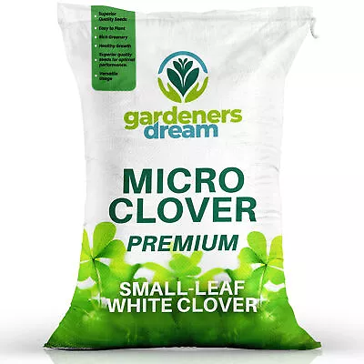 Micro White Clover Grass Seed Eco-Friendly Drought Resistant Lawn Ground Cover • £7.99