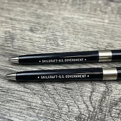 Vintage Skilcraft U.S. Government Military Pens Black Lot Of 2 • $14.95