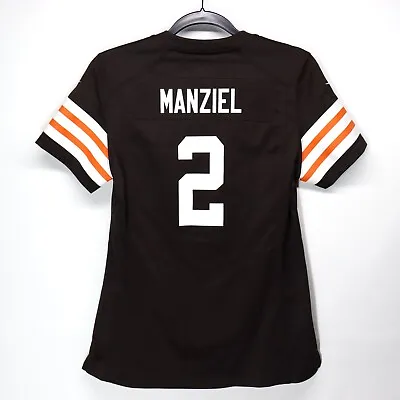 Nike On Field Cleveland Browns Johnny Manziel 2 Football Jersey Womens Small • $19.40