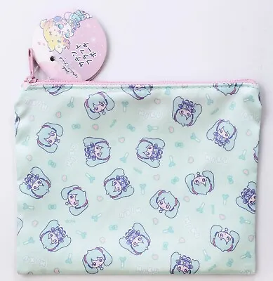 Hatsune Miku Friends Flat Pouch Bag Dreamy Pattern Blue Vocaloid • $9