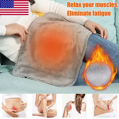 Electric Heating Pad For Back Neck Shoulder Pain Relief Moist & Dry Therapy USB • $15.99