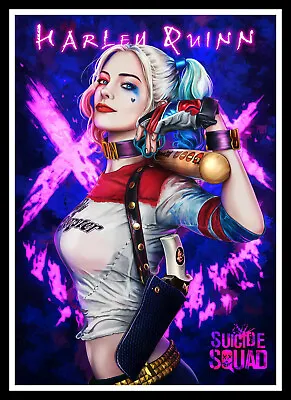 Harley Quinn Movie Poster Print & Unframed Canvas Prints • $35.95