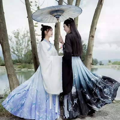 Men Women Couples Matching Clothing Hanfu Ancient Tang Cosplay China Style Dress • $24.69