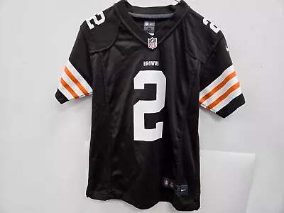 Cleveland Browns #2 Johnny Manziel Youth Football Jersey Nike Size M NOS • $19.99