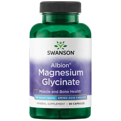 Swanson Albion Magnesium Glycinate 133 Mg 90 Caps • $10.86