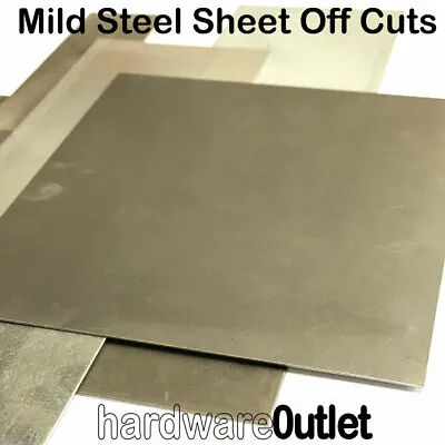 1.5 Kg MILD STEEL SHEET OFFCUTS New Metal Plate Off Cuts Galvanised Zintec • £5.66