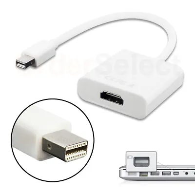 For Mac Pro MacBook DP Male To HDMI Female Cable Adapter Mini Display Port • $4.99