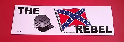 NOS Vintage 80's Bumper Sticker - THE REBEL Decal WITH Free Shipping! • $7.99