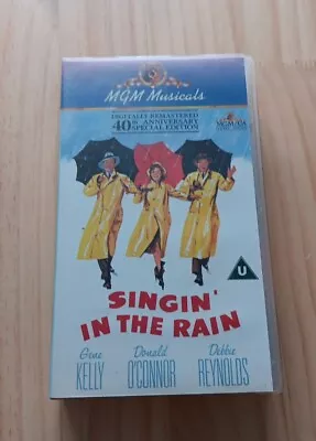 Singin In The Rain VHS MGM Video Classic Musicals Gene Kelly Debbie Reynolds • £0.99