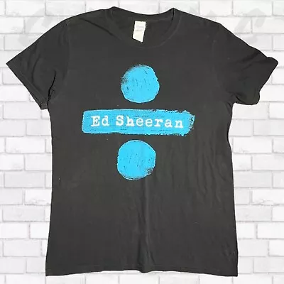 Ed Sheeran Divide World Music Tour Mens T-Shirt Medium Vintage Graphic Print Y2K • $12