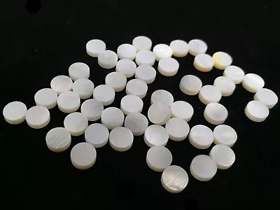 50x MOP MOTHER OF PEARL Inlay Dot Guitar 13/64 (5mm) Fingerboard Luthier Jewelry • $10.19