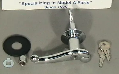 1928-1931 Model A  Ford Deluxe Scroll Trunk And Rumble Lid Locking Handle Set • $79.95