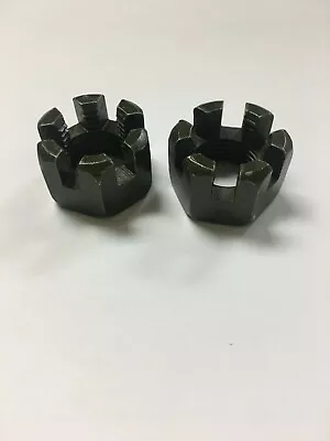 Two Castle Nuts M10 M12 1.25 M14 M16 1.50 UTV ATV 125150cc Axle Hex Fastener  • $7.95