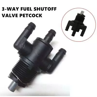 Fit For POLARIS 3-WAY FUEL SHUTOFF VALVE PETCOCK 7052154 Scrambler400 Xplorer300 • $18.63