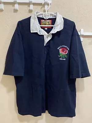 England Away Rugby Union Shirt Cotton Traders Retro Size XL • £35.99