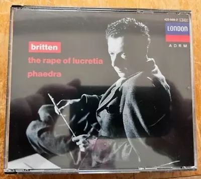 Britten: Rape Of Lucretia / Phaedra (Janet Baker/ECO) 2CD - London 1990 • £9