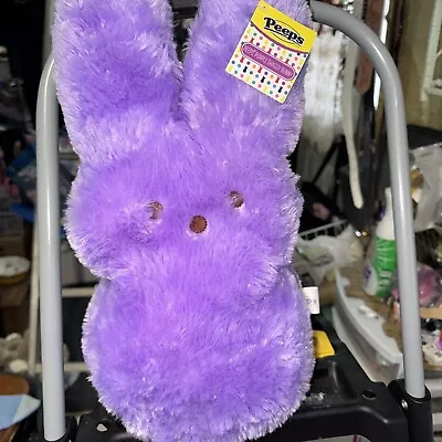 Purple Peeps Bunny  Plush - 16” Marshmallow Rabbit Easter • $20.99