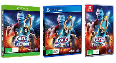 AFL Evolution 2 Sony PS4 XBOX One Nintendo Switch Aussie Rules Football Game P/O • $50