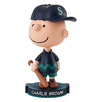 Charlie Brown Seattle Mariners 2023 Peanuts Bighead Bobblehead MLB Baseball • $79.99