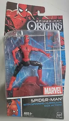 New Hasbro Spider-man Origins Spider-man Spinning Hurricane Kick Figure! B70 • $24.99