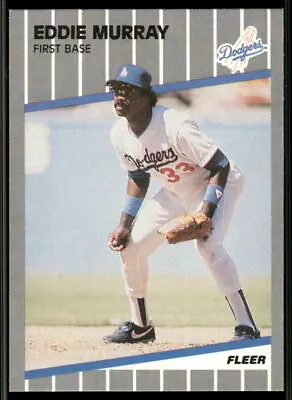 1989 Fleer Update #U-92 Eddie Murray • $1.79