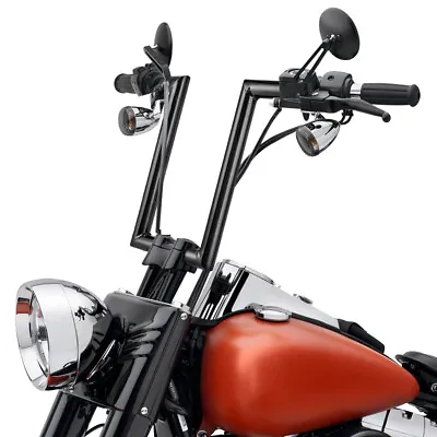 1  Ape Hanger Handlebar Drag Z-Bars For Harley Sportster XL1200 883 Softail Dyna • $61.70