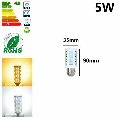E27 LED Bulb 5W 10W 20W 30W 40W 60W 80W Corn Lamps 110V/220V Warm Cool Daylight • $1.83