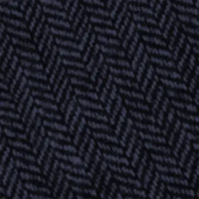 Tweed Herringbone Navy Color Piece Of Fabric • $1