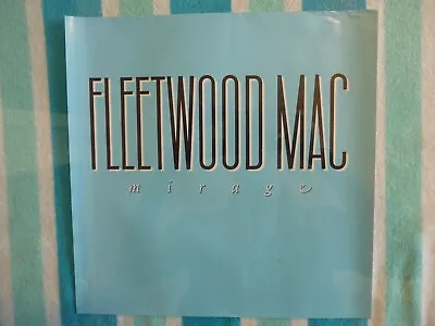 VINTAGE 1982 FLEETWOOD MAC  MIRAGE  PROMO POSTER 12  X 12  BLUE • $4.95