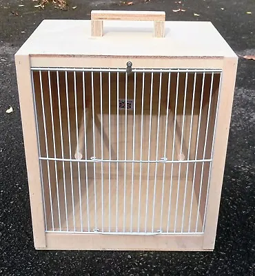 Bird Carry Box  Carrying Cage 12.5  X 14  X 10  (White Fronts) • £20