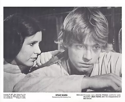 Star Wars: 8 X 10 Photo Of Luke Skywalker And Princess Leia 1977 Vintage • $7.75