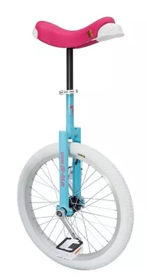 Unicycle QU-AX Luxus 20 Inch Blue/pink Alu Rim Tire White • £137.87