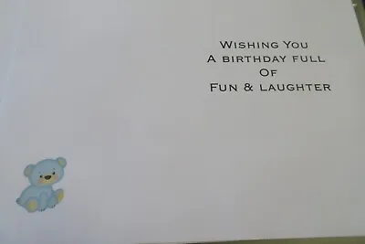 A4 Children Bear Birthday Card Inserts Fold Make A5 Handmade Cards FREE UK POST • £3.50