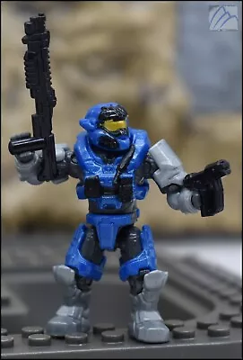 Halo Mega Bloks Construx Unsc Blue Spartan Carter 97381 Elephant Troop Carrier  • $25.19