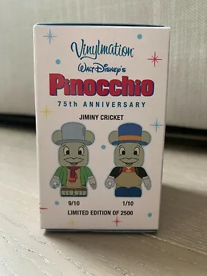 DISNEY Vinylmation 3  D23 Expo 2015 JIMINY CRICKET Pinocchio 75TH Eachez • $29.98