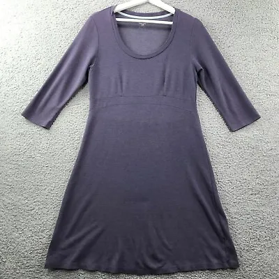 $19.99 • Buy HORNY TOAD Women's Size LARGE Purple Knee Length 3/4 Sleeve Athleisure Dress