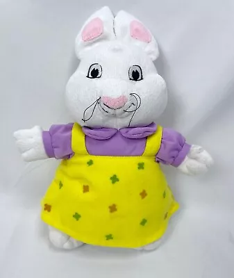 Max & Ruby White Bunny Rabbit Plush Yellow Dress Purple Shirt 13  • $10.40