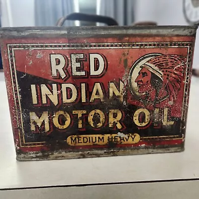 Red Indian Motor Oil 1 Gallon Can • $305